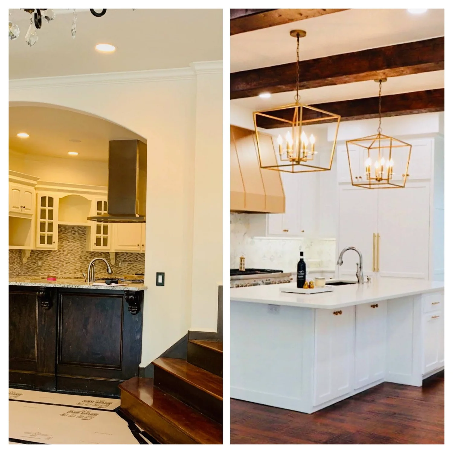MODERN KITCHEN AND LIVING ROOM REMODEL